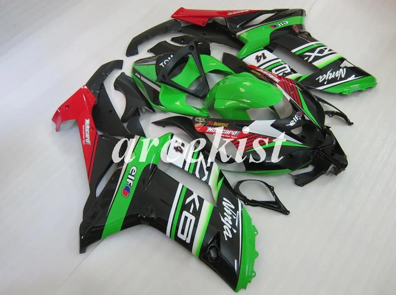 4 подарки ABS полный обтекатель комплект подходит для Kawasaki ZX6R 2007 2008 мотоцикл Обтекатели ZX-6R 07 08 ниндзя 636 кузов красный зеленый