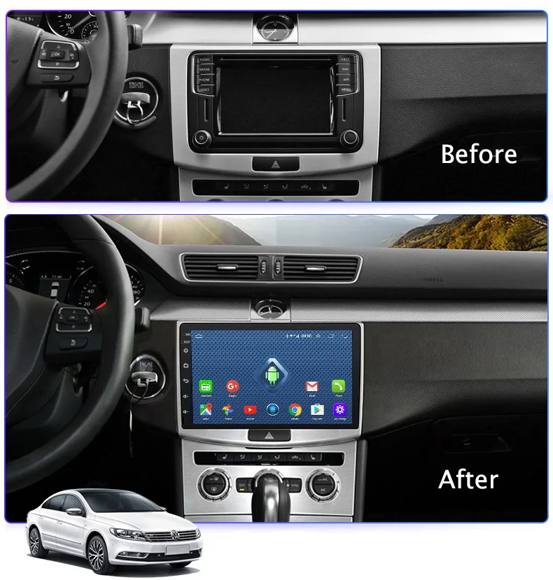 Android 8,0 2+ 32G 4G 3g wifi netcom 2.5D 10 дюймов для Volkswagen passat 7 B7 2010- автомобильный dvd gps Радио Видео плеер Поддержка SWC