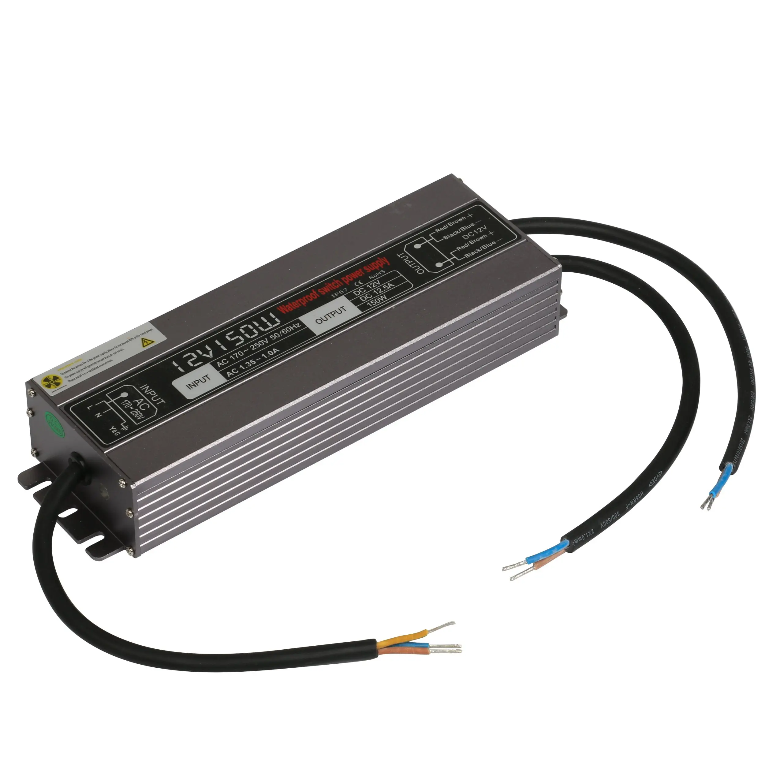 LED Power supply waterproof IP67 KNL 12V 150W