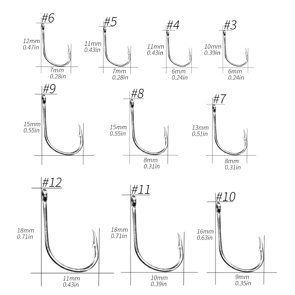 700 шт.(10 коробок)/лот#3~ 12# колючий Крючок Рыболовные Крючки рыболовные крючки черные Серебристые Углеродные пресноводные рыболовный снасти