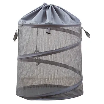 

1PC Dirty Clothes Basket Drawstring Storage Bucket Folding Laundry Basket Household Laundry Basket for Dorm Room Hotel Home