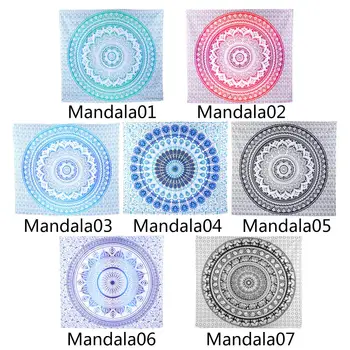 

Wall Hanging Tapestries Indian Mandala Tapestry Retro Boho Wall Tapestry Beach Mat Travel Towel Blanket Yoga Mats Home Carpet