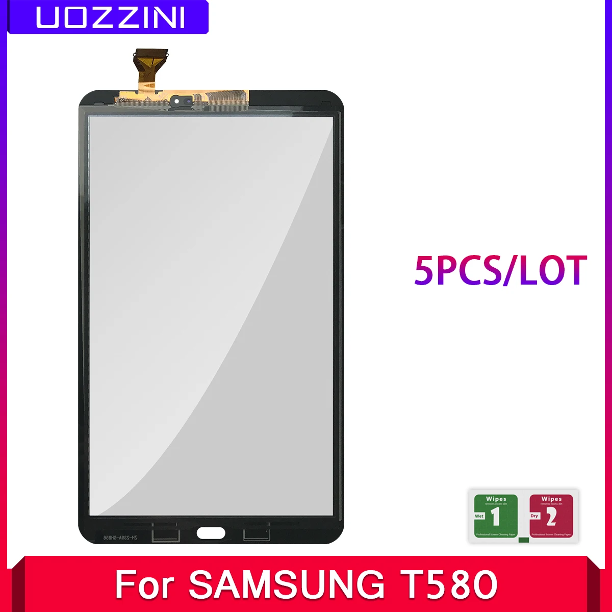 5 шт./лот сенсорный экран для samsung Galaxy TabA 10 1 SM T580 T585 Передний стекло дигитайзер