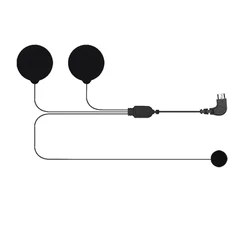 Oreillette intégrale pour moto, accessoire pour casque, Microphone, oreillette souple, Intercom intégral 