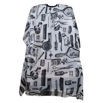 

Comb Scissor Print Adult Anti-static Cloth Hairdressing Apron Haircut Cape Cutting Salon Gown Cape Hairdresser Apron