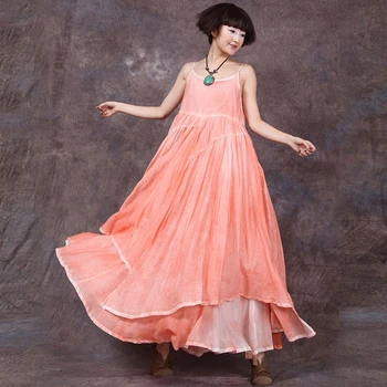 

2019 Summer Solid Sleeveless Spaghetti Strap Large Bottom Asymmetrical Dress Women Vintage Bohemian Maxi Dresses Irregular