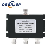 2G 3g 4G 698-2700mhz 3 Way микро-полосы Мощность разветвитель N Тип 3-сторонний выход микрополосковых Мощность разделитель для мобильного телефона ретранслятор