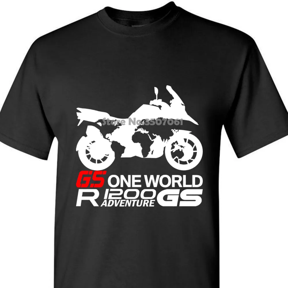 

New Casual Tee Shirt Germany Motorcycles R1200gs T Shirt Gs1200 Adventure One World One 1200 Tee Shirt Size S 3xl T-shirt tops