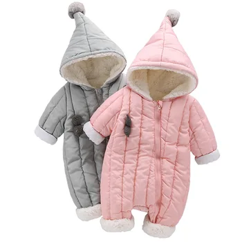 

New Baby's Clothes Autumn Winter Suits Thickened Warm Boys Girls Clothes Outfits Toddler Baby Rompers Bodysuits