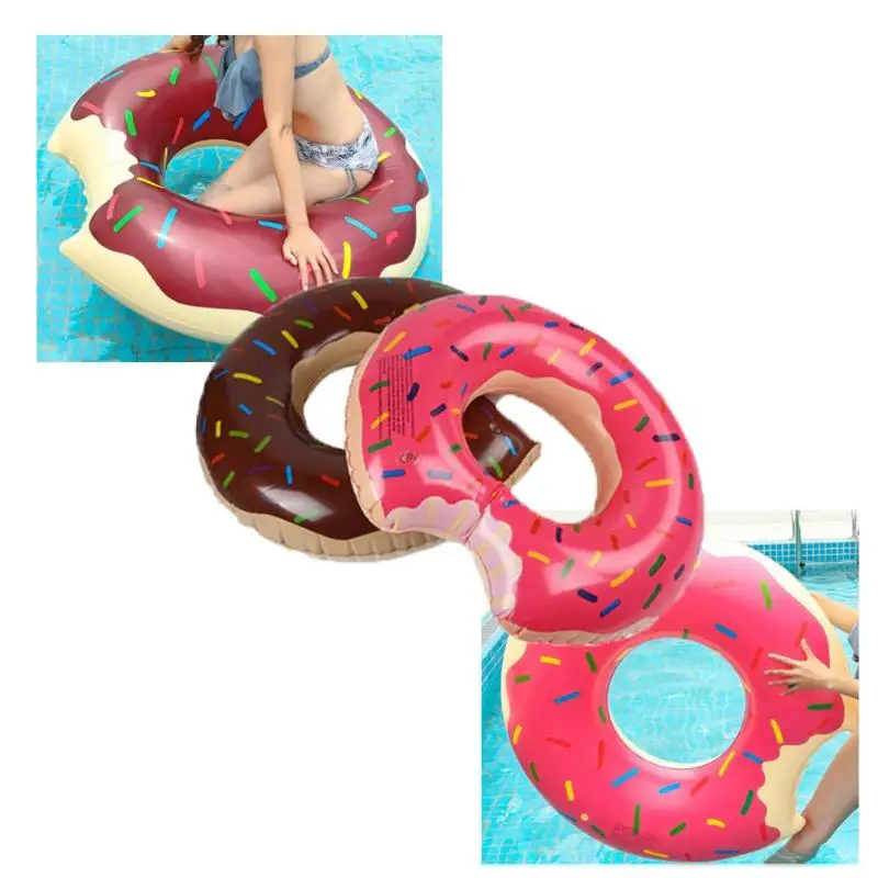 ПВХ надувной пончик плавательный круг ребенок взрослые спасательный круг для водных видов спорта