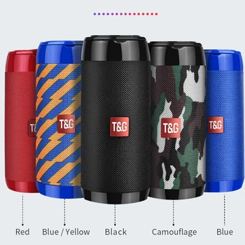 

TG113C Column Portable Bluetooth Mini Speaker with FM Radio Waterproof Subwoofer Wireless Loundpeaker
