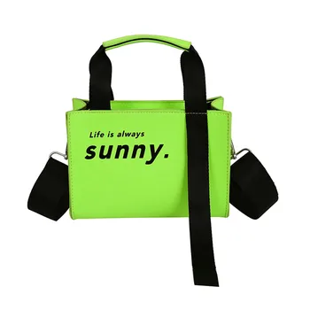 

Women's Fashion Fluorescence Color Bag Handbag Bag Casual Bag Shoulder Bag Famous Brand Bolsa de ombro das mulheres 2019#20