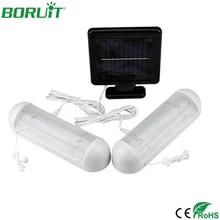 BORUiT – lampe solaire à 10 LED pour l'extérieur, éclairage d'urgence, idéal pour un jardin, une cour, un couloir ou une voie 