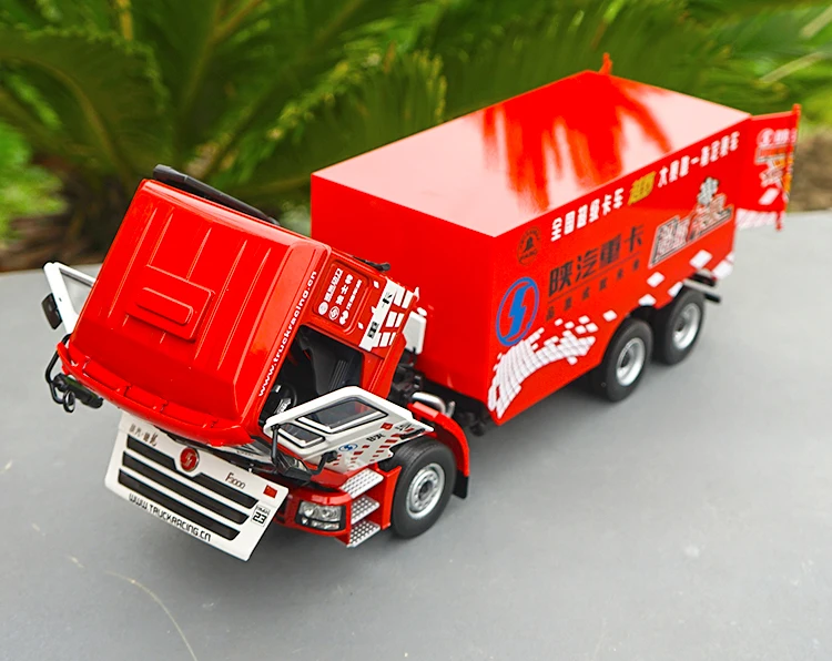 1:24 Shanqi DeLong F3000 грузовик трактор контейнер литья под давлением модель для коллекции, литье под давлением внедорожник тяжелая модель грузовика