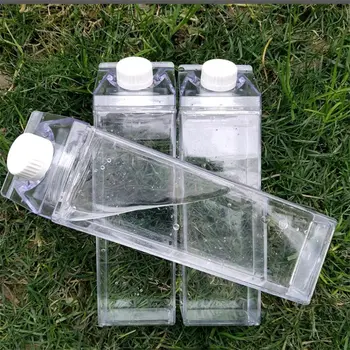 

Kitchen Leakproof Creative Transparent Milk Water Bottle Drinkware Outdoor Climbing Tour Camping Children Men Milk Water Bottles