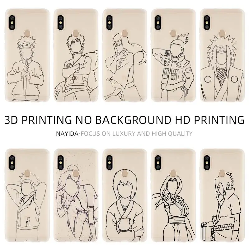 Мягкий чехол для Xiaomi 10 8 A2 A3 Cc9 Lite Mi 9se A1 6X 5X Note Pro naruto itachi uchiha cosplay|Бамперы| |