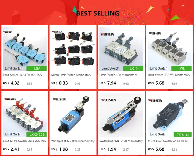 Interruttore Finecorsa Auto-Resettante TZ-8111 - Per Porte Garage E Macchinari - Foto 6