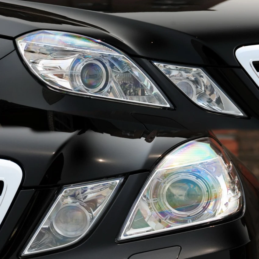 E300 E200 E260 E250 корпус для Mercedes w212 черный пластиковый корпус фонарь с линзой база защиты лампы передняя фара задний корпус