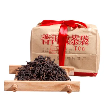 

500g China Yunnan Jishun Hao Chen Nian Oldest pu'er Cooked Ripe Puer Tea Pu'er Green Food for Health Care Lose Weight