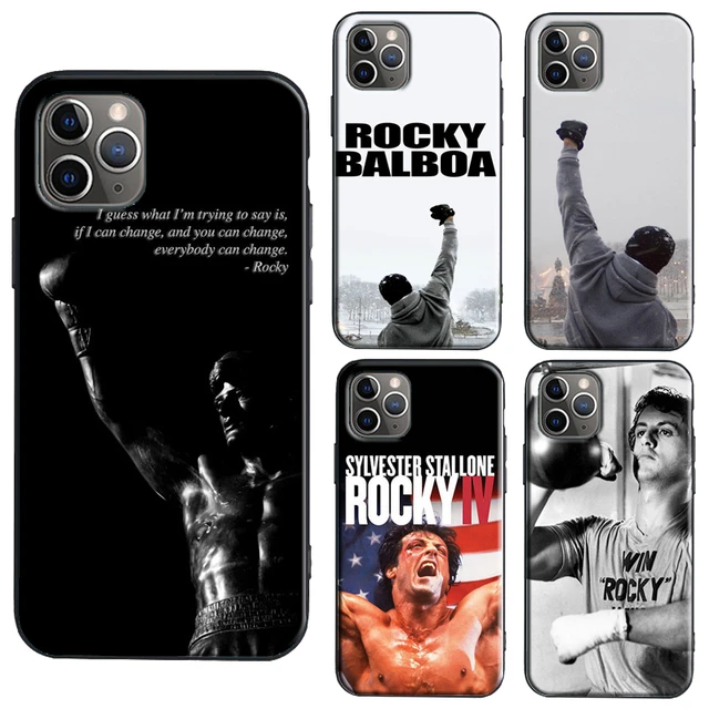 Iphone 11 Pro Cases Motivation Quotes | Rocky Balboa Iphone 13 Pro Case -  Tpu Case - Aliexpress