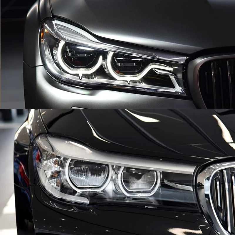 Для BMW 7 серии G11 G12 730 740 760 2017 2018 передние фары стеклянная маска крышка лампы
