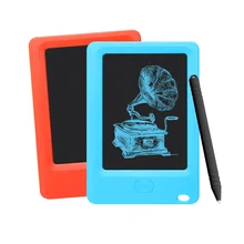 Tabuleta da escrita do lcd para crianças, placa preliminar do boogie da tela 4.4 Polegada, tabuleta reusável do desenho para crianças como criar multicolors