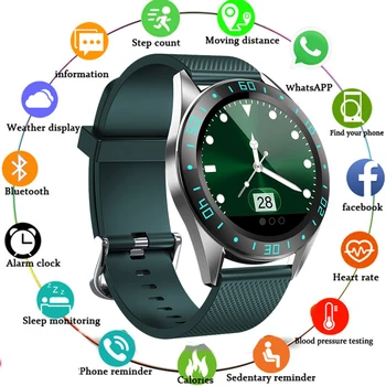 

2019 GT105 1.22inch Smartwatch Men Women Heart Rate Blood Pressure Monitor Smart Watch With Weather Push Music Control Call