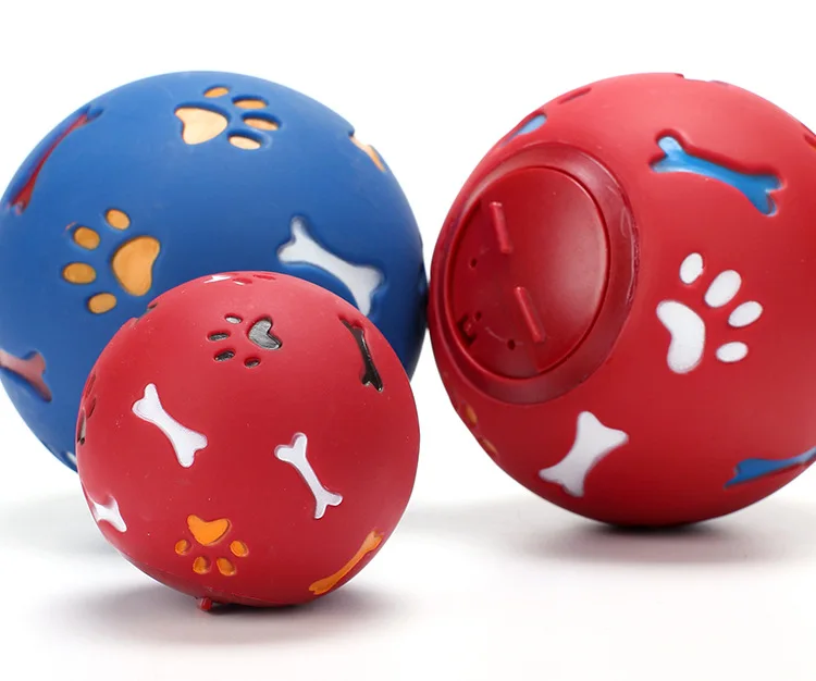 Игрушка для домашних животных укус собака утечка еда Головоломка мяч размер многоцветный опционально молочный желатин мяч