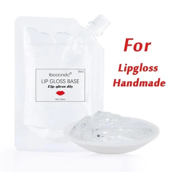 

100g DIY Clear Lip Stick Material Lip Gloss Base Oil Non-Stick Moisturizing Gel for Lip Gloss Base Handmade Lipstick Makeup Tool