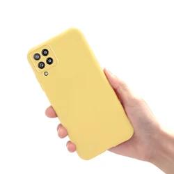 A22 Soft Touch Protective Shockproof Bumper Phone Case - A22 5G SM - A226B (Yellow)