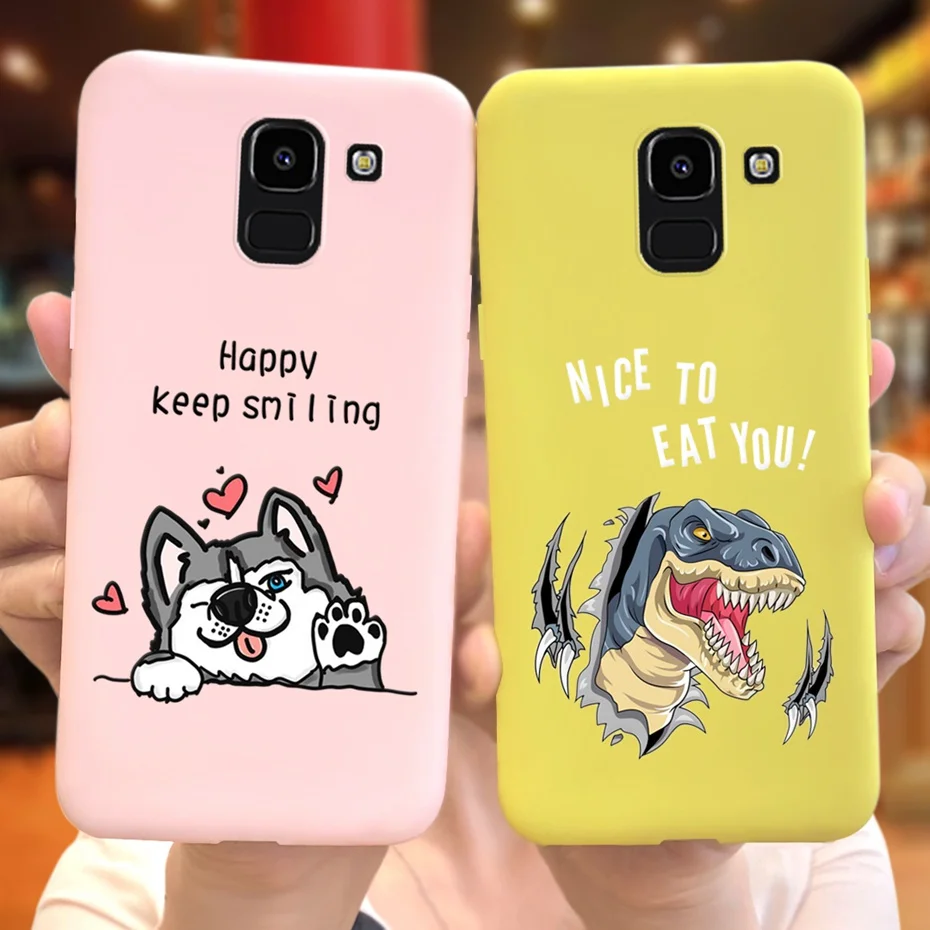 Per Samsung Galaxy J6 2018 Custodia Per Telefono Samsung J6 Plus Cover Cover Posteriore In Silicone Morbido Per Galaxy J6 J 6 J6 Plus 2018 J600 J610F