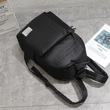 Сплошной цвет рюкзак женский повседневный Дикий студенческий мешок спортивный открытый рюкзак Корейская версия колледжа Ветер Рюкзак