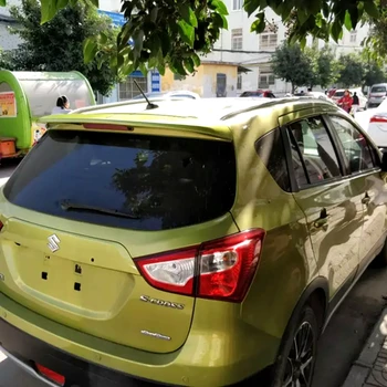 

UBUYUWANT For Suzuki S-Cross 2015-2017 Spoiler high quality abs plastic rear car tail trunk Spoiler For Suzuki S-Cross Spoiler