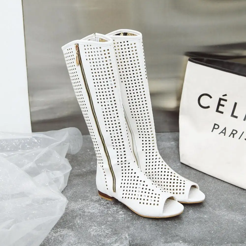 womens flat summer boots