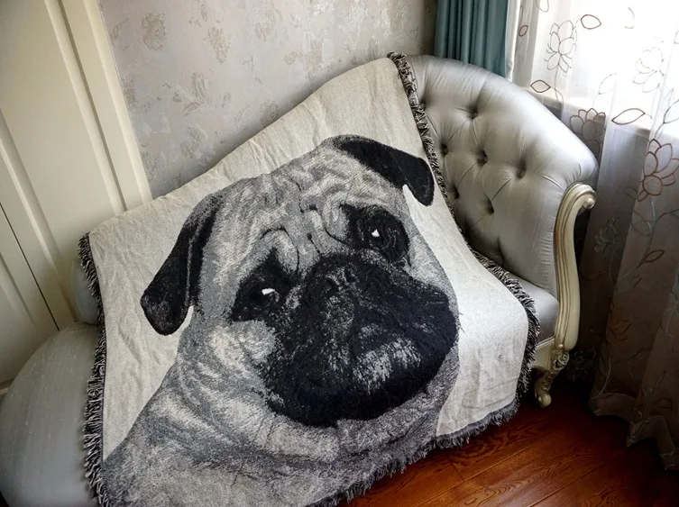 Foreign Trade Export Northern European-Style American-Style Bohemian Pure Cotton Thread Blanket Thick Sofa Cover Blanket Mat Tap