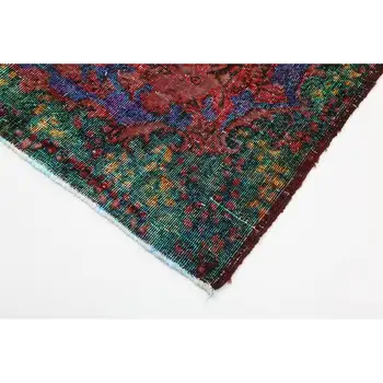 

170x277 Cm Multicolor Handmade Over Dyed Rug-6x9 Ft