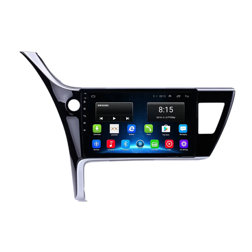  10.1” 4G LTE Android 8.1 Fit TOYOTA Corolla 2017 - Multimedia Stereo Car DVD Player Navigation GPS 