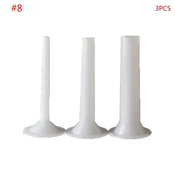 

3pcs/set Food Grade Sausage Maker Funnel Filler Meat Stuffer Filling Tubes DIY
