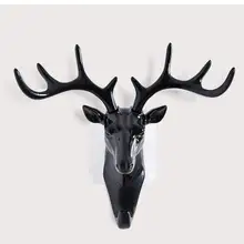 Американский домашний декор, держатель для ключей, настенная полка, креативный персональный олень, голова порта, llaves