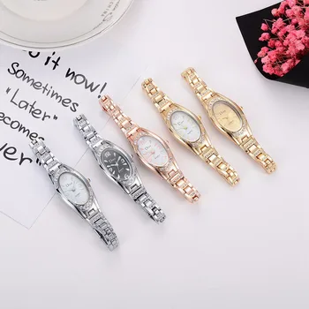 

Rose Gold Plated Women's Elegant Bracelet Ladies Watches Concise Diverse Fashion Color Women Watch