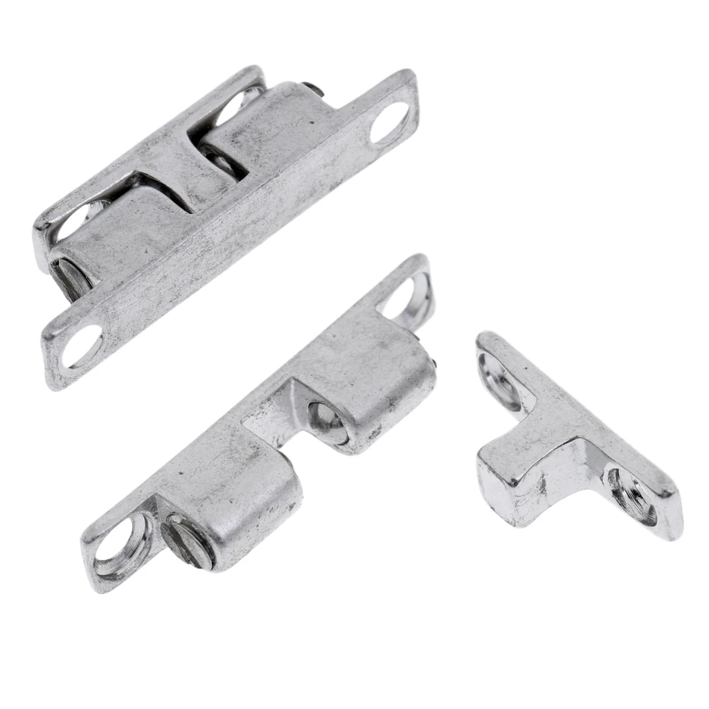 2 Pieces Cupboard Drawer Closet Double Ball Tension Catch 42mm Door Latch Hardware