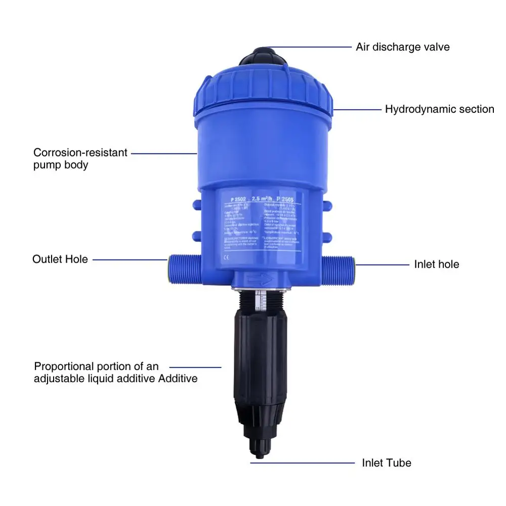 0,2-2% удобрения инжектор воды приведенный в действие химический дозатор жидкости дозатор для капельного орошения шланг смесителя животноводства фермы