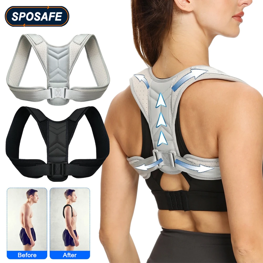 Adjustable Posture Corrector Back Brace Comfortable Trainer for Spinal Alignment &amp Support Humpback Straightener | - Цена: US $0.01 - 0.70