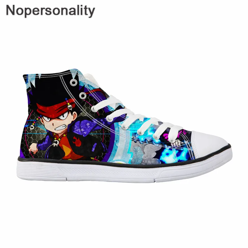 XM1873AK Nopersonality Men Vulcanize Shoes Autumn High-top Sneakers 3D Printing Anime Beyblade Burst Evolution Boy Cool Cartoon Sneakers - Цвет: XM1873AK
