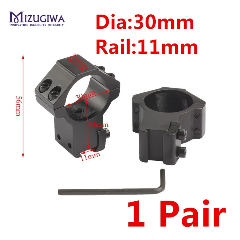 Scope Mount Rings 25.4mm 1 inch / 30mm Weaver 11mm / 20mm Picatinny Rail For Optics Sight Pistol Airsoft