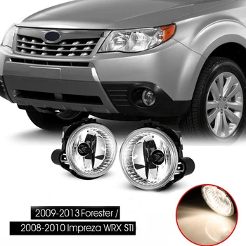 

Front Bumper Fog Light Assembly Car Front Fog Lights Lamps Housing Lens for Subaru Forester 2009-2012