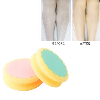 

Magic Painless Hair Removal Depilation Sponge Pad Safe Way to Remove Hair Leg Arm Hair Remover Effective