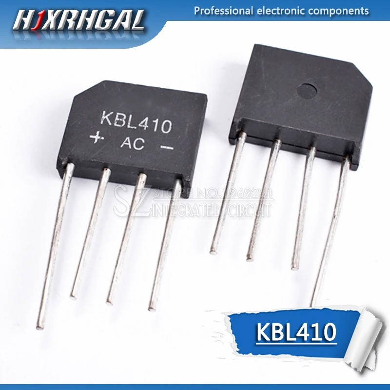 

1 шт. KBL410 KBL-410 4A 1000 в мостовой выпрямитель однофазный диод