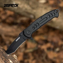

DISPATCH Folding Pocket Knife Aluminum Handle For Camping Survival Knives Outdoor Hunting Portable Multifunctional EDC Tool