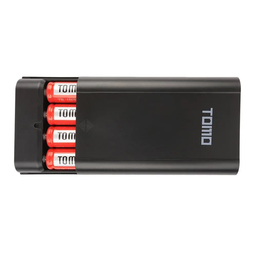 TOMO Интеллектуальный портативный 18650 литий-ионный аккумулятор DIY мобильный Банк питания Смарт зарядное устройство двойной ЖК-экран с USB